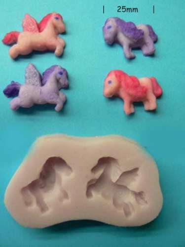 Pretty Ponies Silicone Mould - Click Image to Close